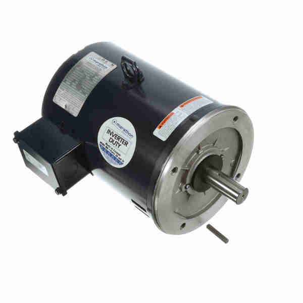 Marathon 5 Hp General Purpose Motor, 3 Phase, 1800 Rpm, C124C C124C